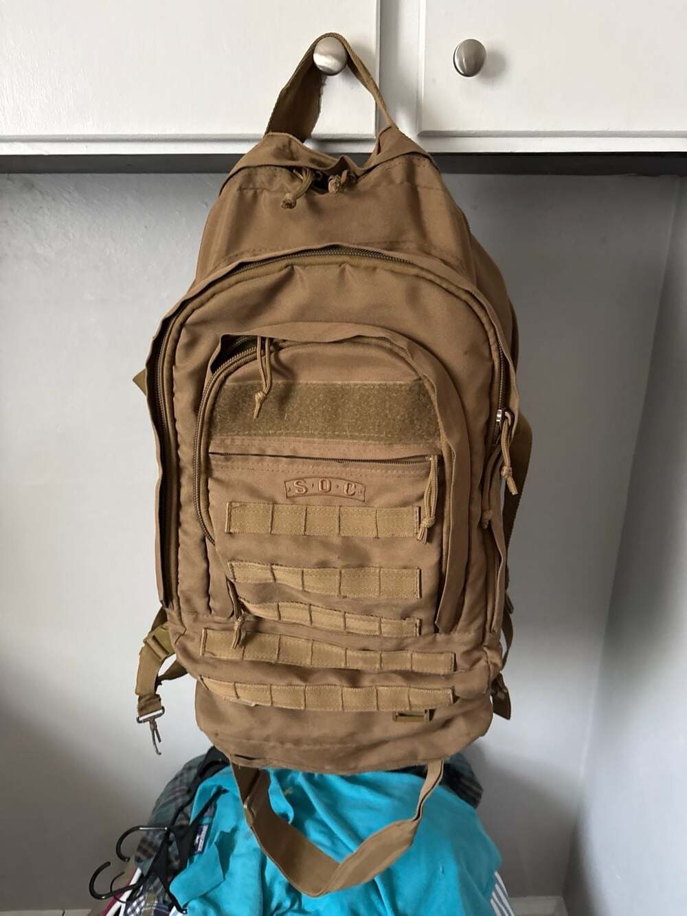 Sandpiper of California S.O.C. Three Day Pass Tactical Backpack, Coyote Brown